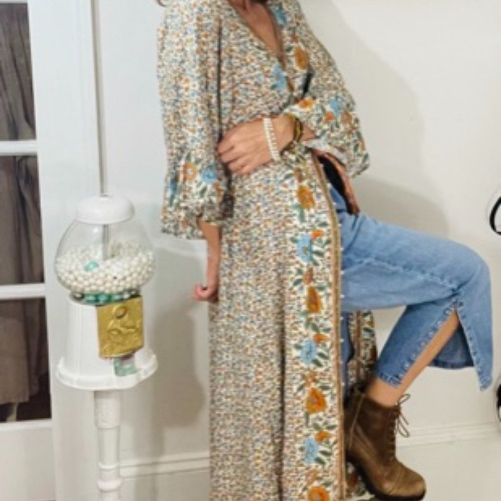 Whimsical Button Up Dress and Curated Trunk